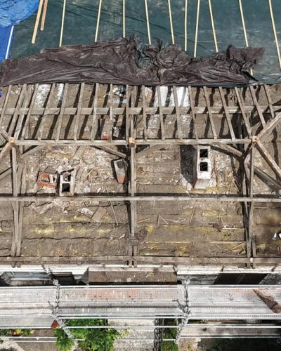 Rénovation charpente à Senlis 1